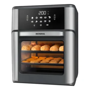 Air Fryer Forno 12l Afon-12l-gi 2000w Digital Mondial - Preto E Inox