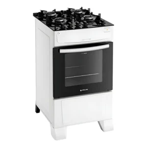 Fogão 4 Bocas Atlas Mônaco Top Glass Acendimento Automático